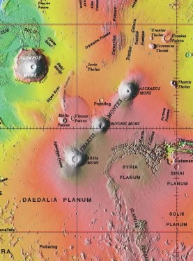 Planet Mars map 1